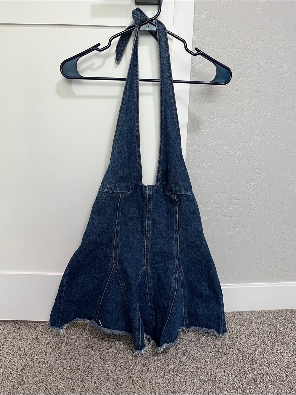 Shein Halter Jean Dress